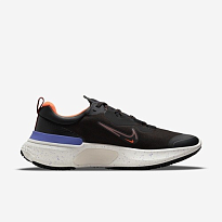 Фото № 2 с приближением к товару «‎Nike React Miler 2 Shield Running Shoes BlackPurple»