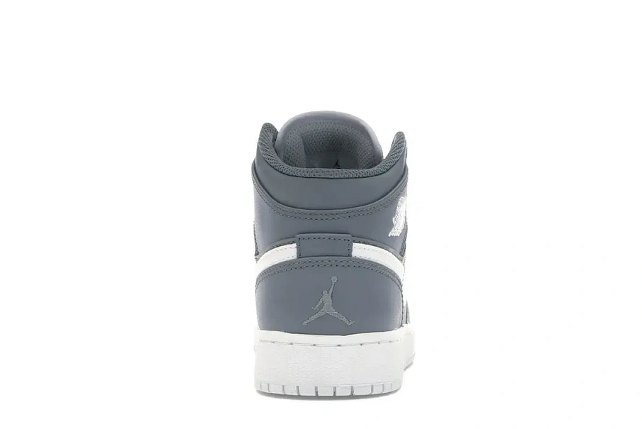 Фото № 4 с приближением к товару «‎Jordan 1 Mid Cool Grey White »
