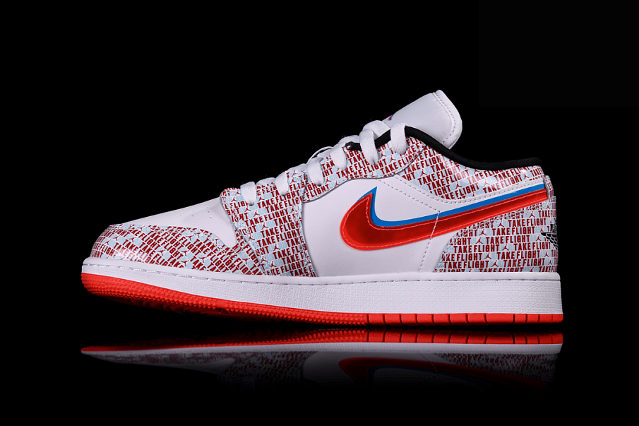 Фото № 2 с приближением к товару «‎Nike Air Jordan 1 Retro Se Gs Take Flight »