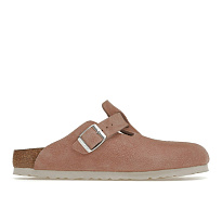 Фото № 1 с приближением к товару «‎Birkenstock Boston Soft Footbed Suede Pink Clay»