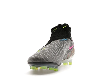Nike Gripknit Phantom GX Elite Dynamic Fit Fusion FG Black White Blue Glow Volt - 4