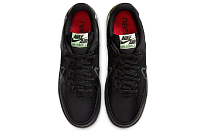 Фото № 4 с приближением к товару «‎Nike Air Force 1 React Skate shoes Black Violet Star Barely Volt»