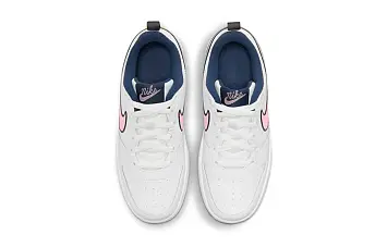 Nike Court Borough Low 2 SE1 (GS) WhiteBluePink (DB3090-100) - 5