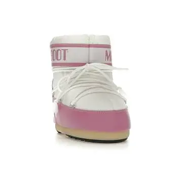 Moon Boot Icon Nylon Low Boot Pink White - 2