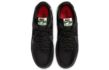 Nike Air Force 1 React Skate shoes Black Violet Star Barely Volt - 5