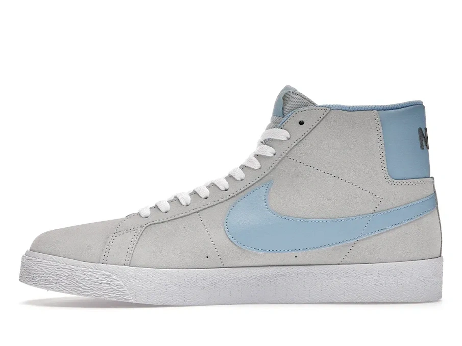 Фото № 3 с приближением к товару «‎Nike SB Blazer Mid Soft Grey Baby Blue»