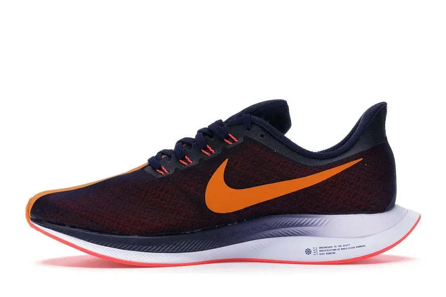 Фото № 3 с приближением к товару «‎Nike Zoom Pegasus 35 Turbo Blackened Blue Orange Peel»
