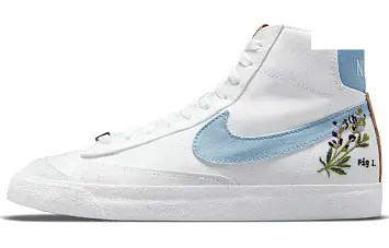 Nike Blazer Mid'77 Running Shoes Indigo - 1