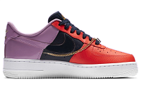 Фото № 2 с приближением к товару «‎Nike Air Force 1 Low Wmns RedBlackPurple»