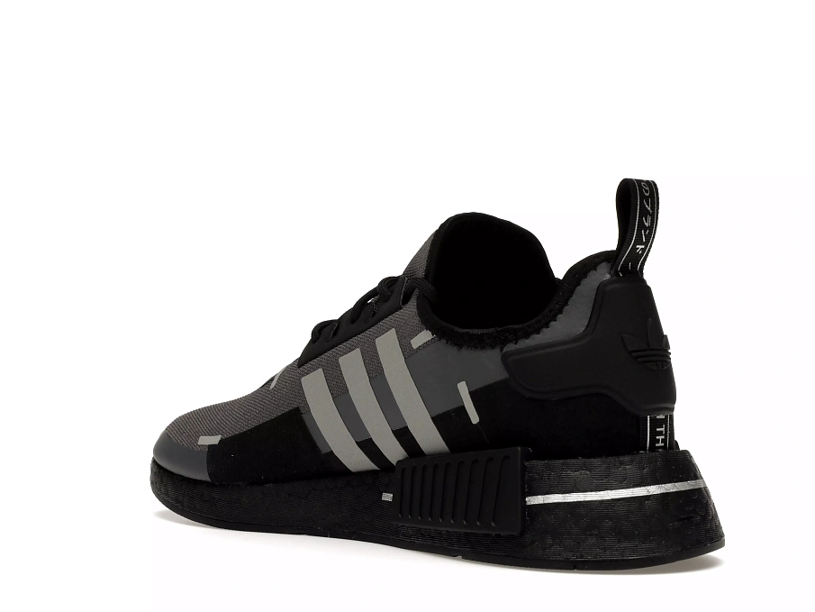 Фото № 4 с приближением к товару «‎adidas NMD R1 Black Carbon Metallic»