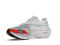 Фото № 4 с приближением к товару «‎Nike ZoomX Vaporfly Next% 2 White Laser Blue Rush Orange»