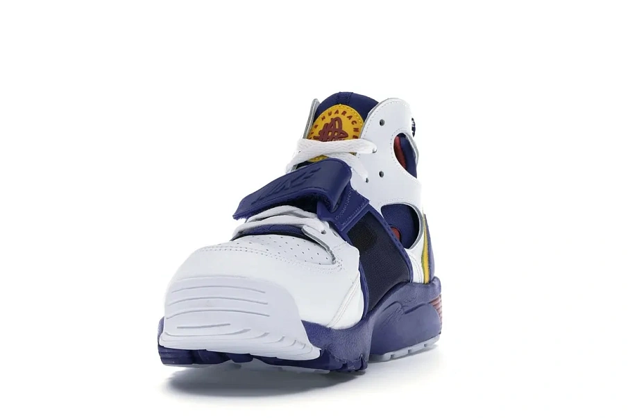 Фото № 2 с приближением к товару «‎Nike Air Trainer Huarache White Regency Purple Amarillo»
