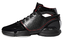 Фото № 1 с приближением к товару «‎ adidas adiZero Rose 1 Vintage basketball shoes BlackWhiteScarlet»