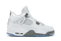 Фото № 2 с приближением к товару «‎Air Jordan 4 Retro GS Photon Dust Blue Chill»