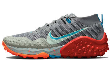 Nike Wildhorse 7 Low-Top Running Shoes GrayOrange - 1