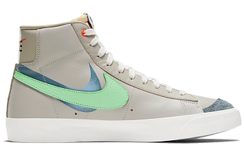 Nike Blazer Mid'77Vntg Skate shoes Green Orange Shanghai - 2