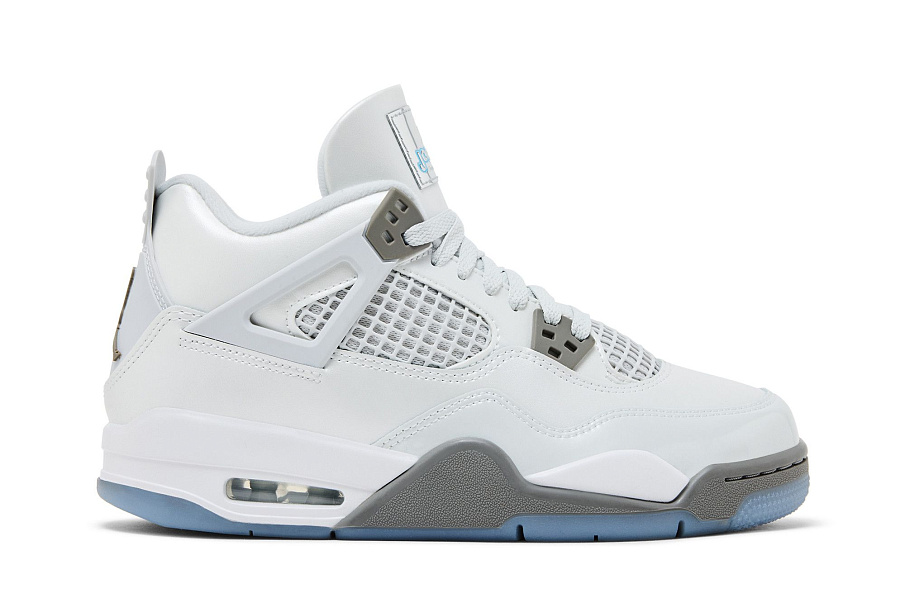 Фото № 2 с приближением к товару «‎Air Jordan 4 Retro GS Photon Dust Blue Chill»