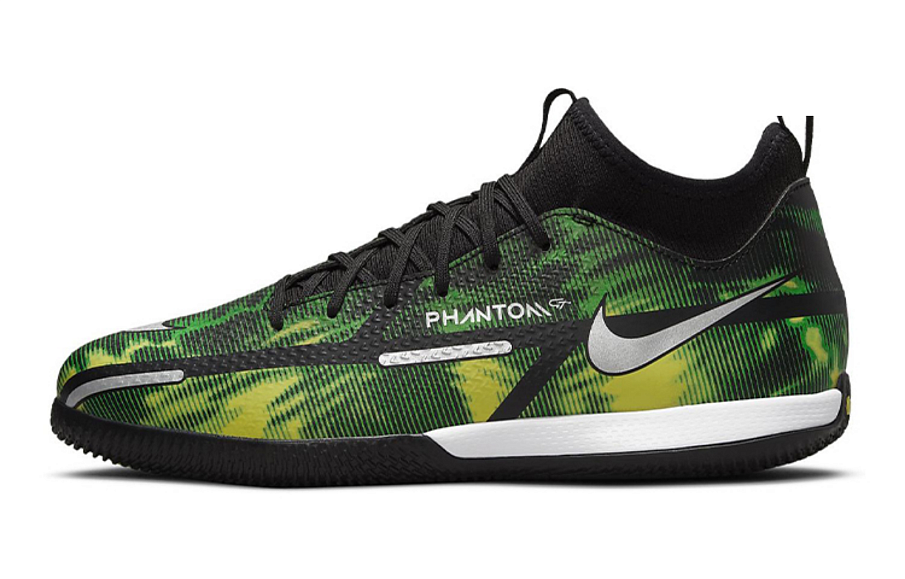 Фото № 1 с приближением к товару «‎Nike Jr. Phantom GT2 Academy Dynamic Fit IC Soccer Shoes K BlackGreen»