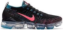 Фото № 1 с приближением к товару «‎Nike Air VaporMax Flyknit 3 Black Baltic Blue Hyper Pink »
