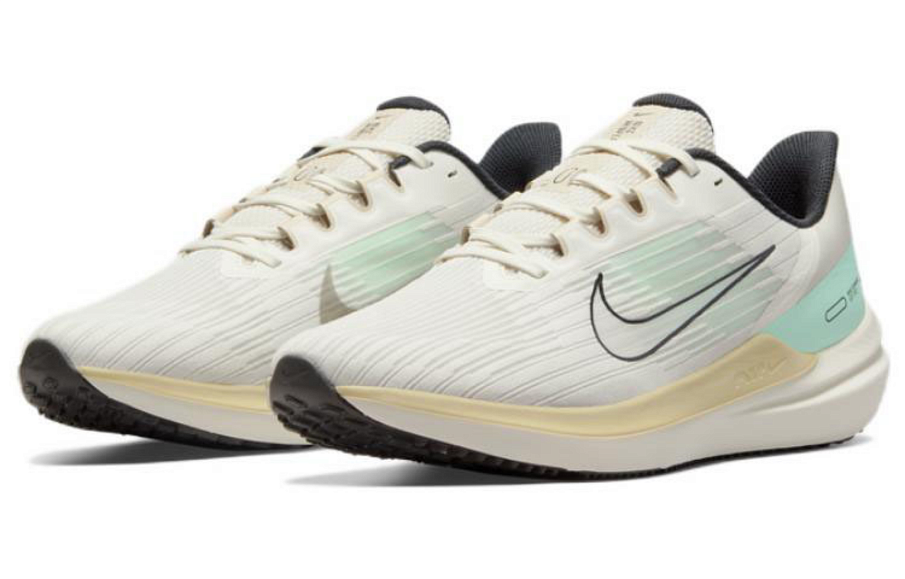 Фото № 3 с приближением к товару «‎ Nike Zoom Winflo 9 Running shoes Light BoneSailRattan BlackMint»