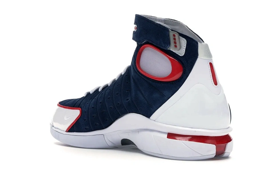 Фото № 5 с приближением к товару «‎Nike Air Zoom Huarache 2K4 Navy White Red (2016)»