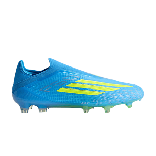 adidas F50 Elite Laceless FG Lucid Ray Blue Team Solar Yellow 2 Lucid Aquamarine