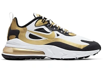 Фото № 1 с приближением к товару «‎Nike Air Max 270 React White Metallic Gold»