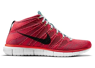 Nike Free Flyknit Chukka Bright Crimson
