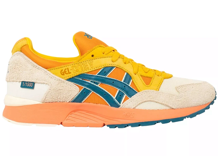 Фото № 1 с приближением к товару «‎ASICS Gel-Lyte V Social Status Charolette Lab Schools Eternal Summer Transparent Yellow»