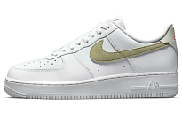 Фото № 1 с приближением к товару «‎Nike Air Force 1 Low "Olive Suede Swooshes" WhiteGreen»