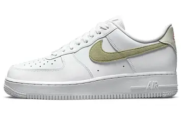 Nike Air Force 1 Low "Olive Suede Swooshes" WhiteGreen - 1
