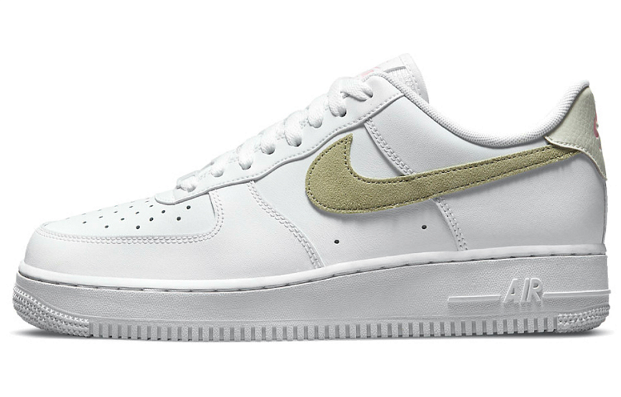 Фото № 1 с приближением к товару «‎Nike Air Force 1 Low "Olive Suede Swooshes" WhiteGreen»