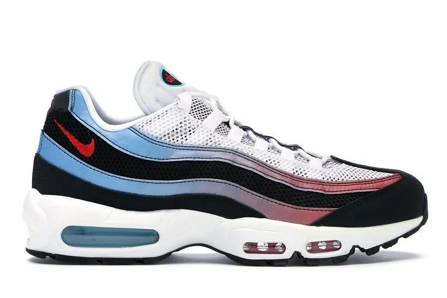 Фото № 1 с приближением к товару «‎Nike Air Max 95 Blue Red Gradient»