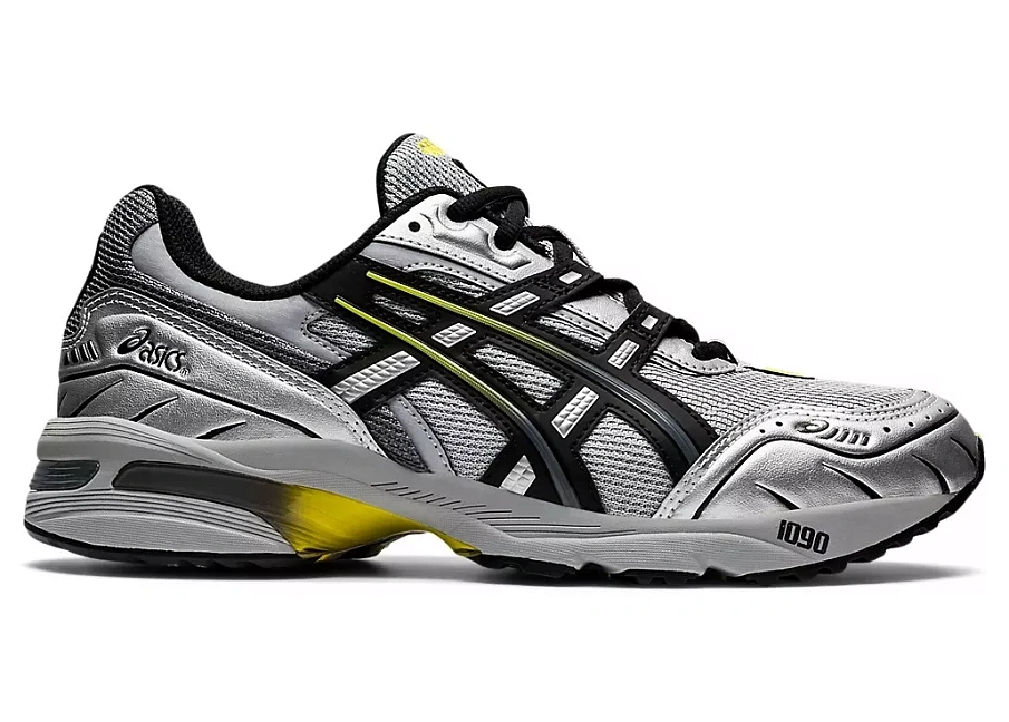 Фото № 1 с приближением к товару «‎ASICS Gel-1090 Mid Grey Yellow»