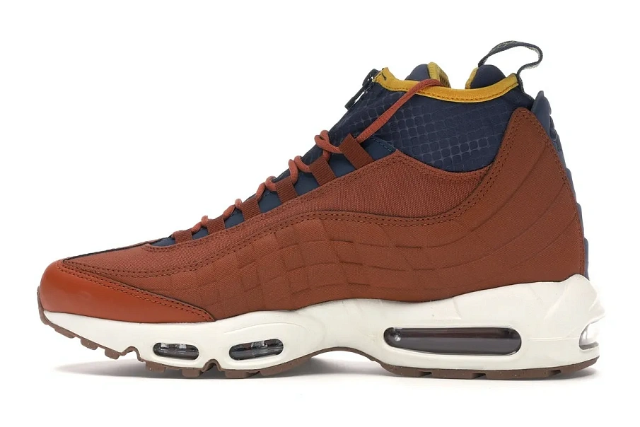 Фото № 5 с приближением к товару «‎Nike Air Max 95 Sneakerboot Dark Russet Thunder Blue»