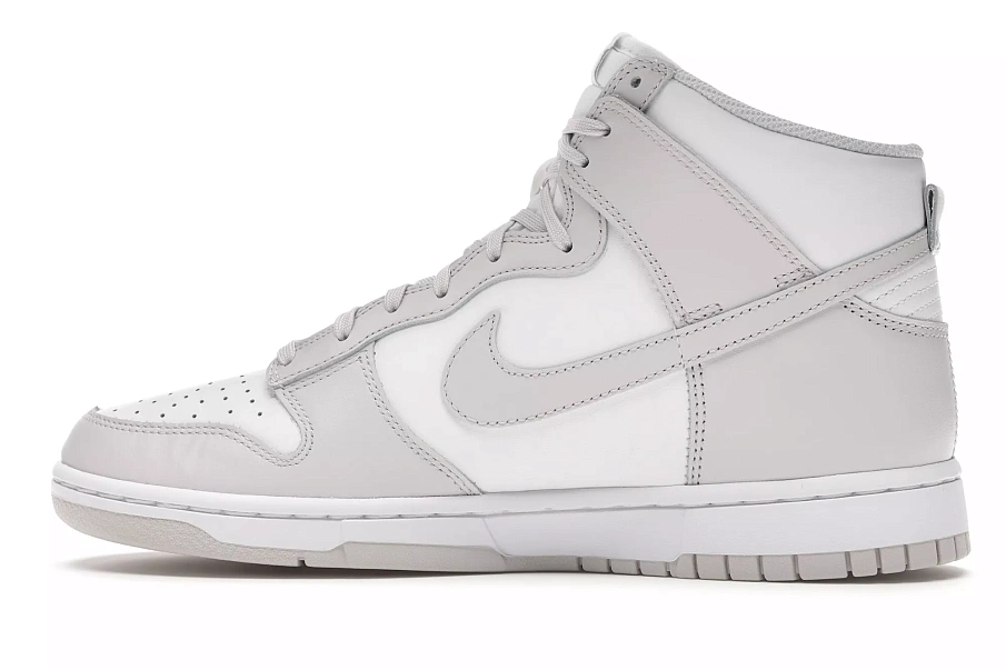 Фото № 3 с приближением к товару «‎Nike Dunk High Retro White Vast Grey (2021)»