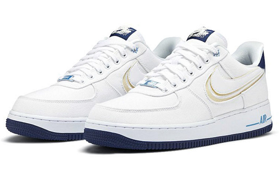 Фото № 3 с приближением к товару «‎ Nike Air Force 1 Low Skate shoes WhiteBlue Void»