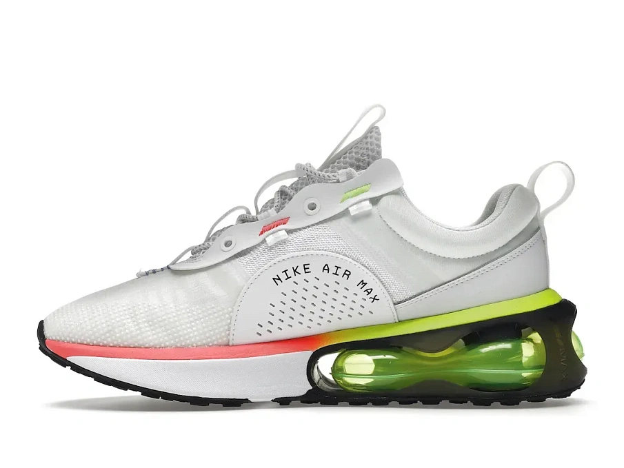 Фото № 3 с приближением к товару «‎Nike Air Max 2021 White Bright Crimson Volt Blue Crystal»
