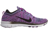 Фото № 1 с приближением к товару «‎Nike Free Tr Flyknit Vivid Purple Black-Fuchsia Glow-Light Volt »