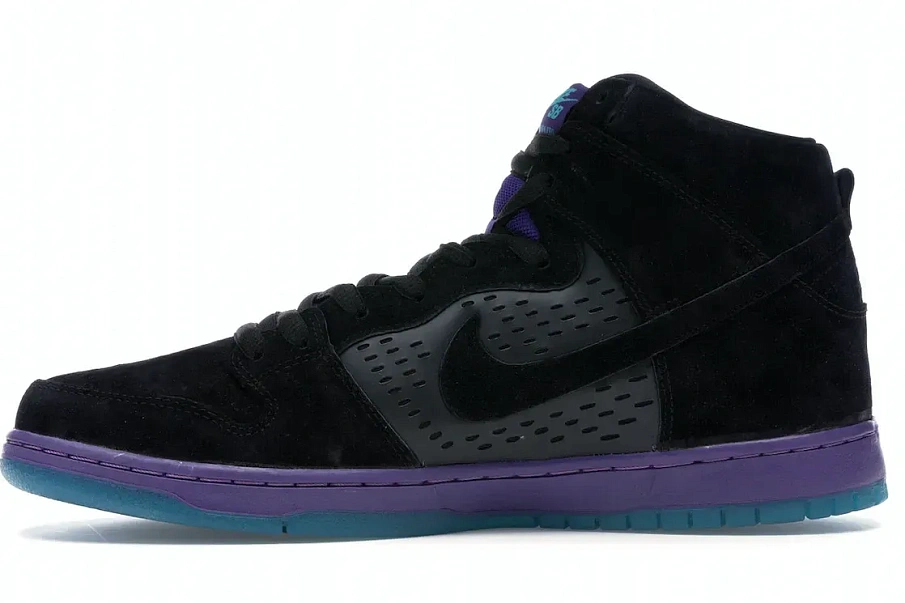 Фото № 3 с приближением к товару «‎Nike SB Dunk High Black Grape»