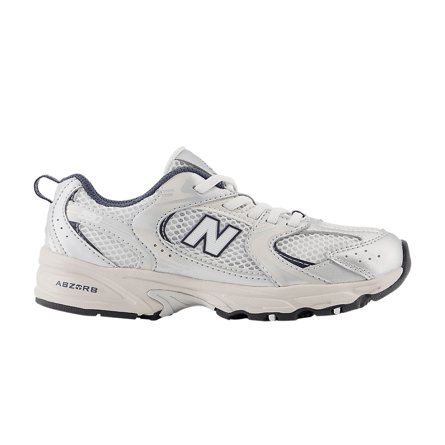 Фото № 1 с приближением к товару «‎New Balance 530 Bungee Little Kid Wide Summer Fog Navy»