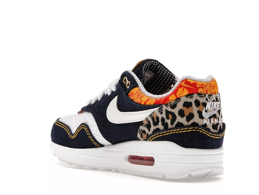 Фото № 5 с приближением к товару «‎Nike Air Max 1 Premium Denim Leopard»