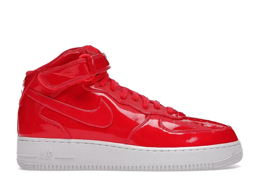 Фото № 1 с приближением к товару «‎Nike Air Force 1 Mid Ultraviolet Siren Red»