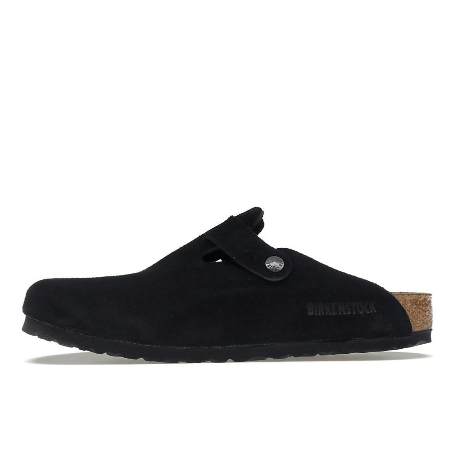 Фото № 3 с приближением к товару «‎Birkenstock Boston Soft Footbed Suede Black»