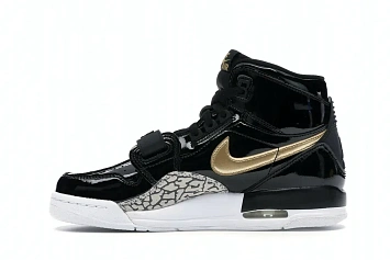 Jordan Legacy 312 Black Gold Patent (AT4040-007) - 3