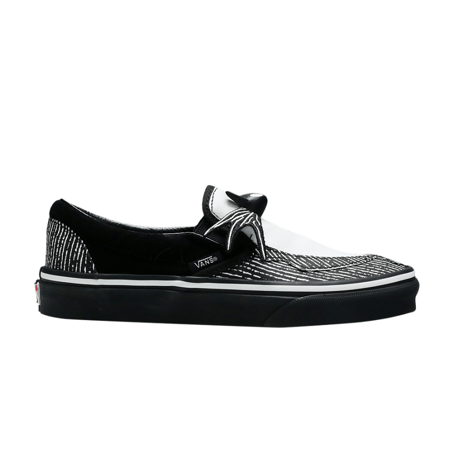 Фото № 1 с приближением к товару «‎The Nightmare Before Christmas x Vans Classic Slip-On Jack Skellington Bowtie»