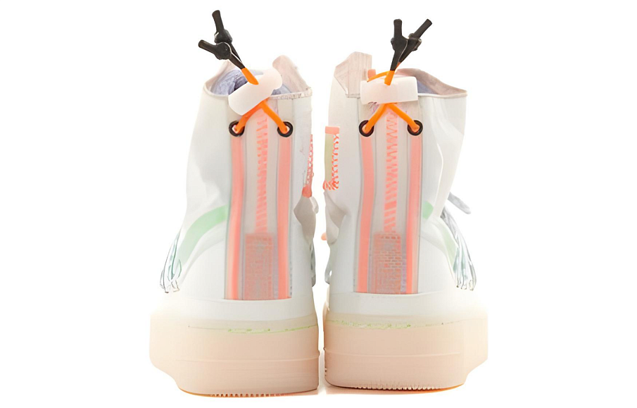 Фото № 4 с приближением к товару «‎Nike Air Force 1 High Shell WhiteGreen»