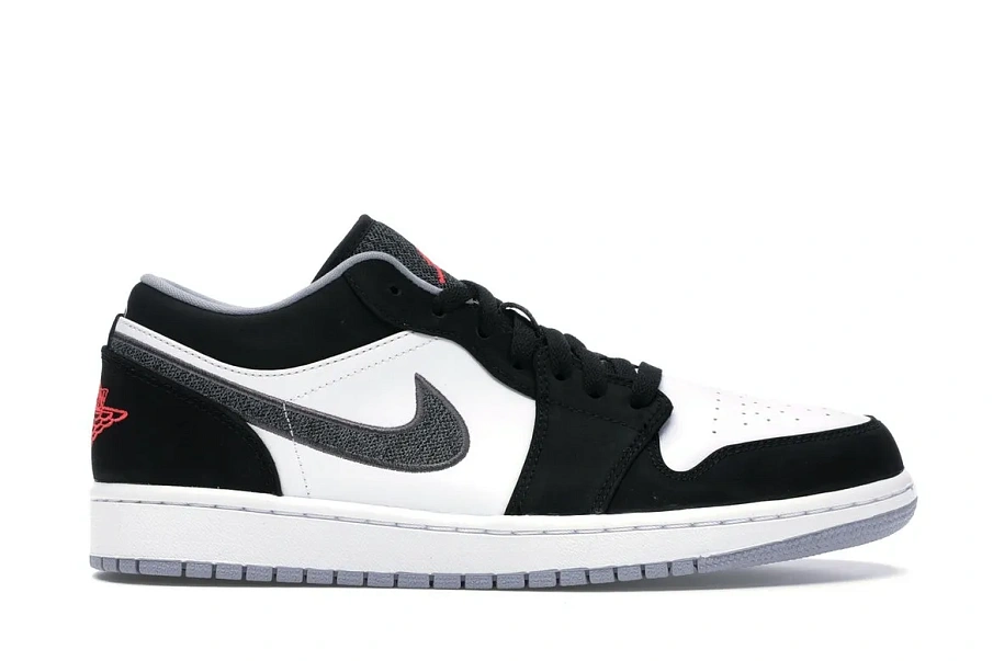 Фото № 1 с приближением к товару «‎Jordan 1 Low Black White Wolf Grey Infrared 23»