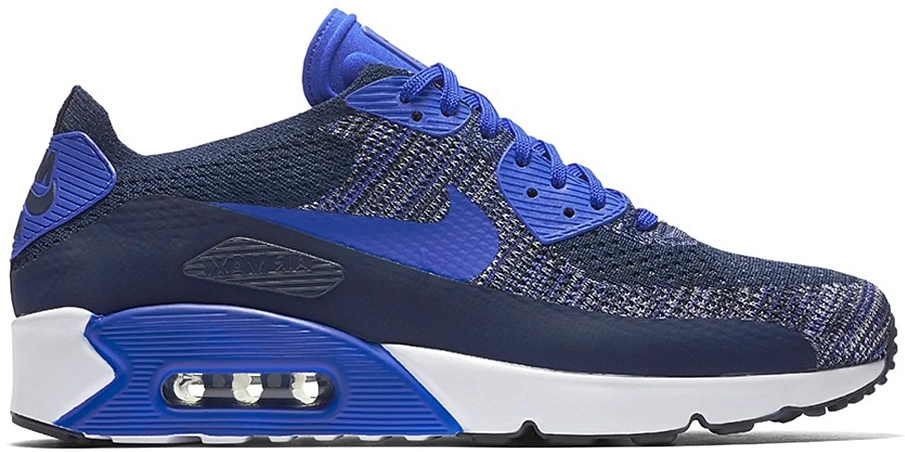 Фото № 1 с приближением к товару «‎Nike Air Max 90 Ultra Flyknit 2.0 Navy»
