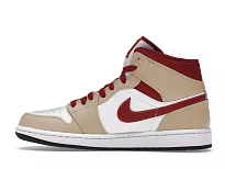 Фото № 5 с приближением к товару «‎Jordan 1 Mid Light Curry Cardinal»